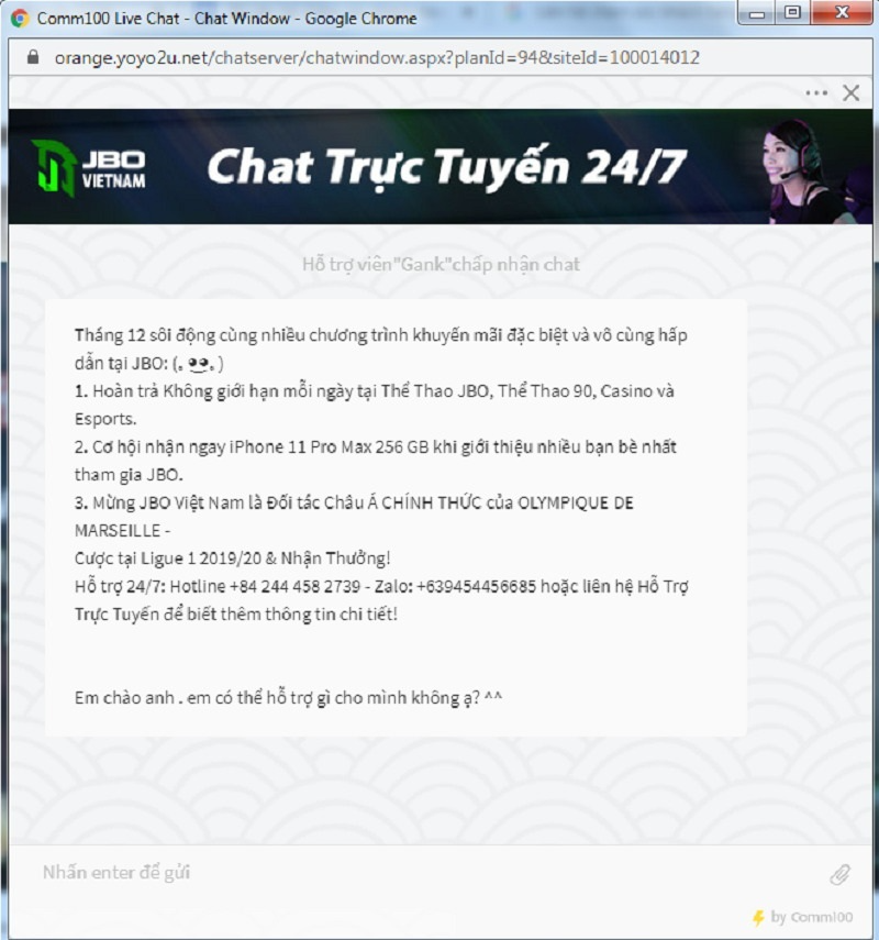 JBO - S&acirc;n chơi giải tr&iacute; Esport ti&ecirc;n phong tại Việt Nam
